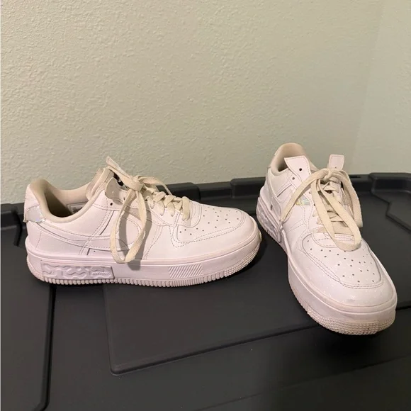 Reflective Nike Air Force 1’s - Picture 3 of 4